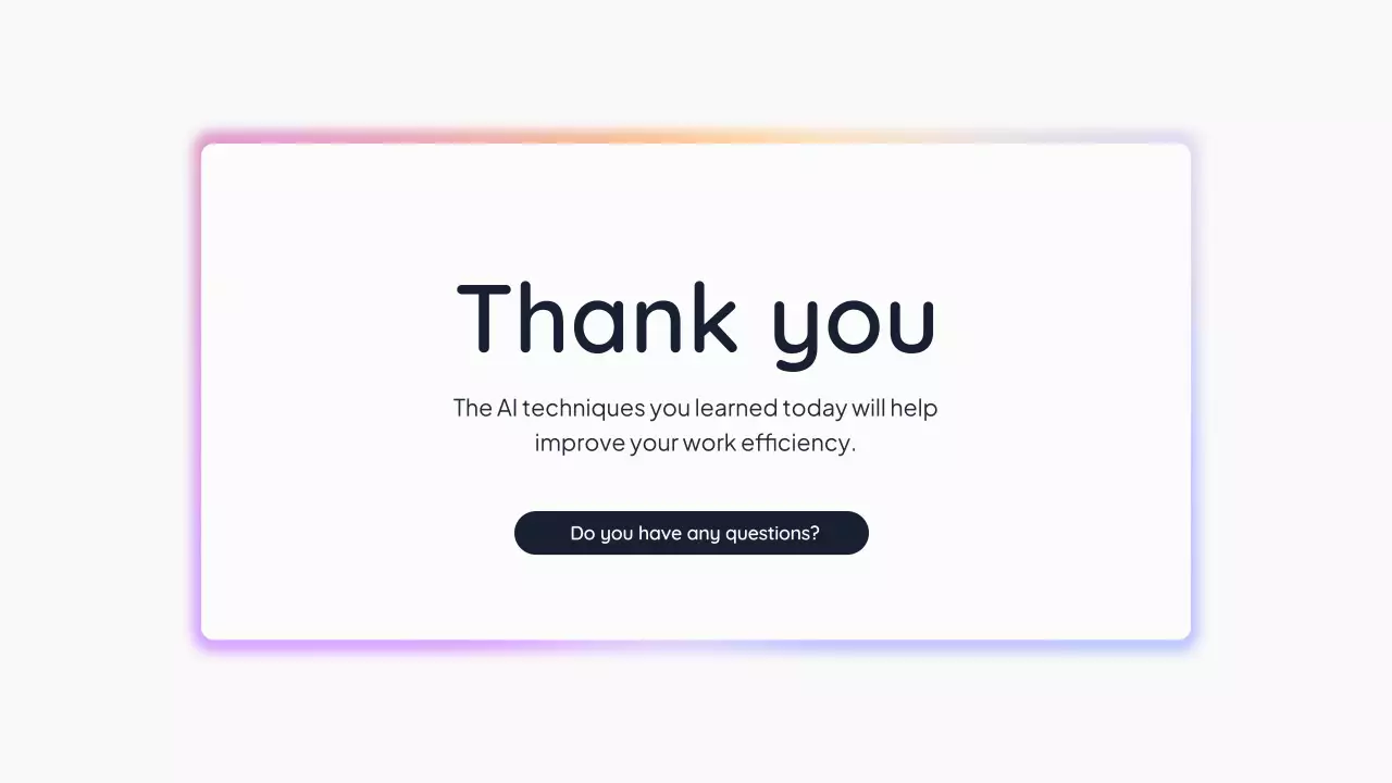 Presentasi AI Sederhana Putih