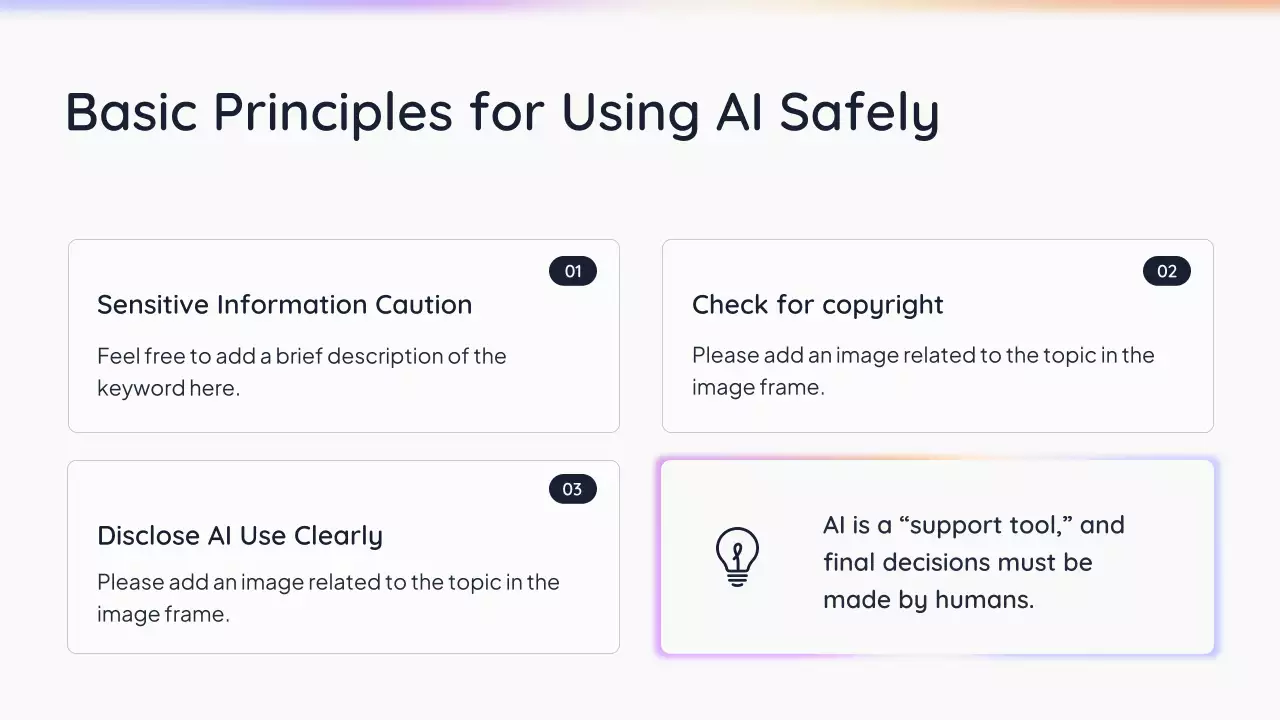 Presentasi AI Sederhana Putih