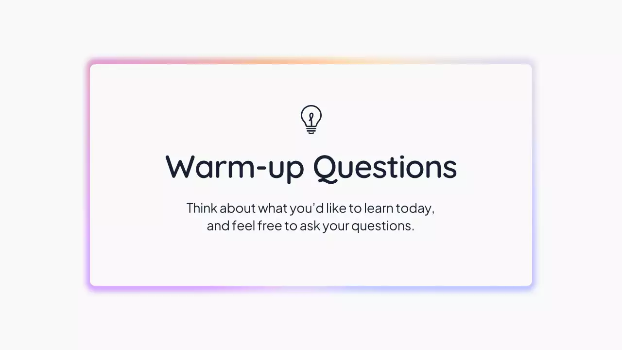 Presentasi AI Sederhana Putih