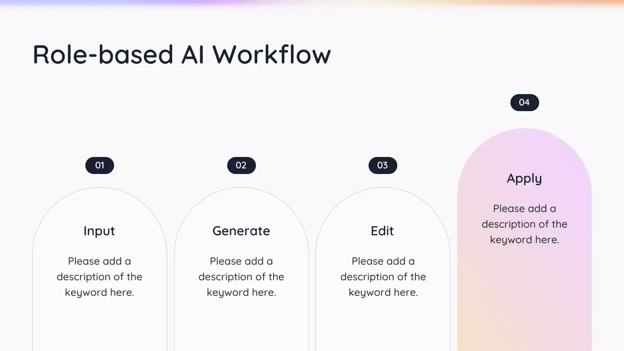 Presentasi AI Sederhana Putih