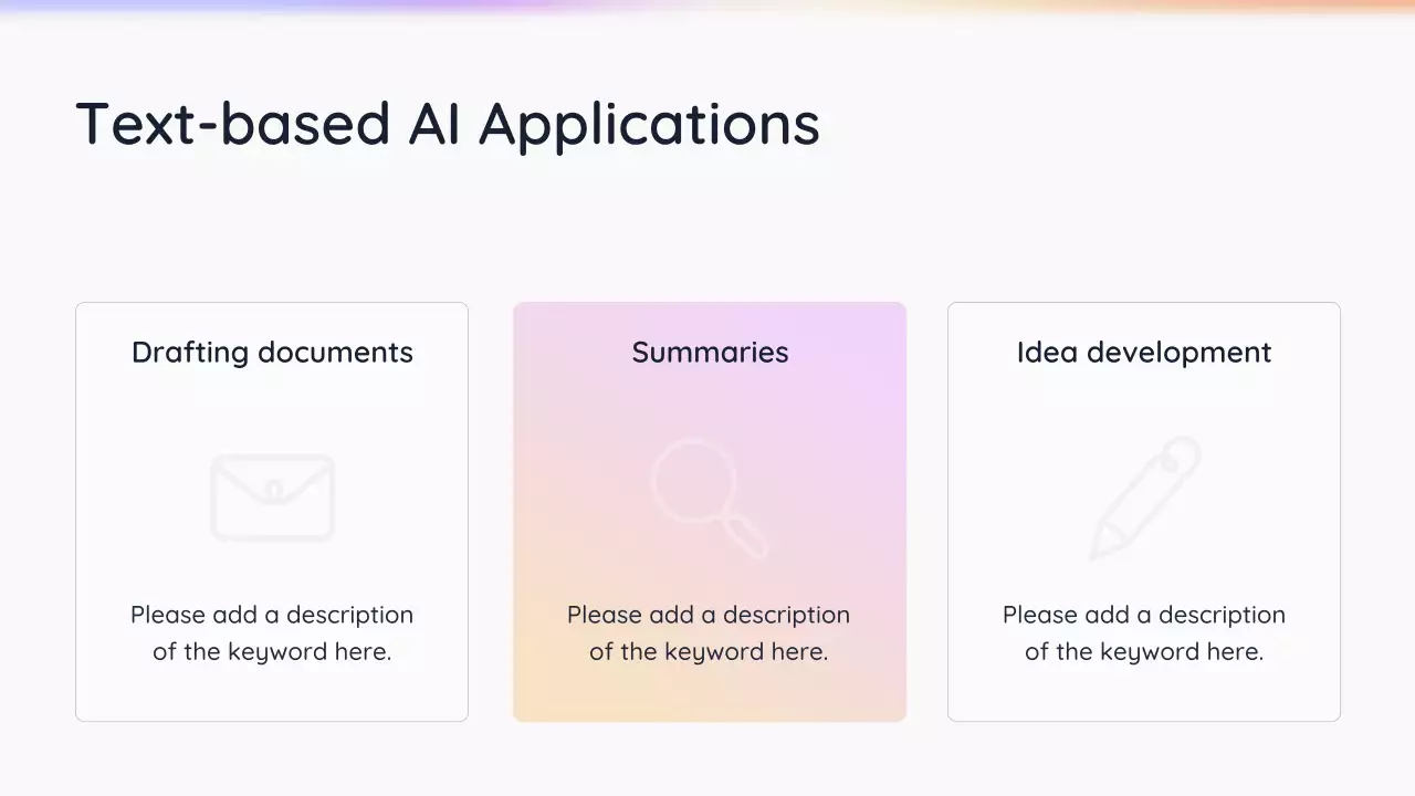 Presentasi AI Sederhana Putih