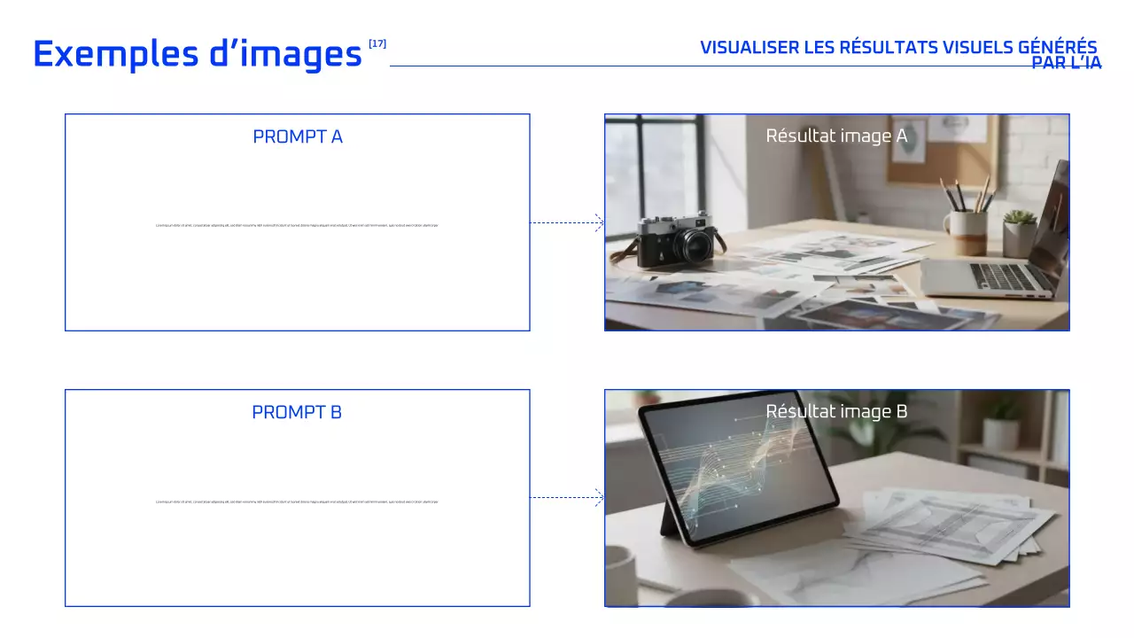 Cours d'IA géométrique bleue