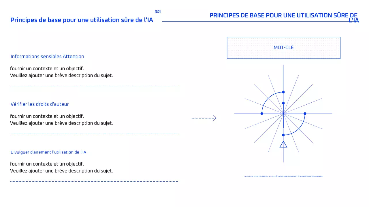 Cours d'IA géométrique bleue
