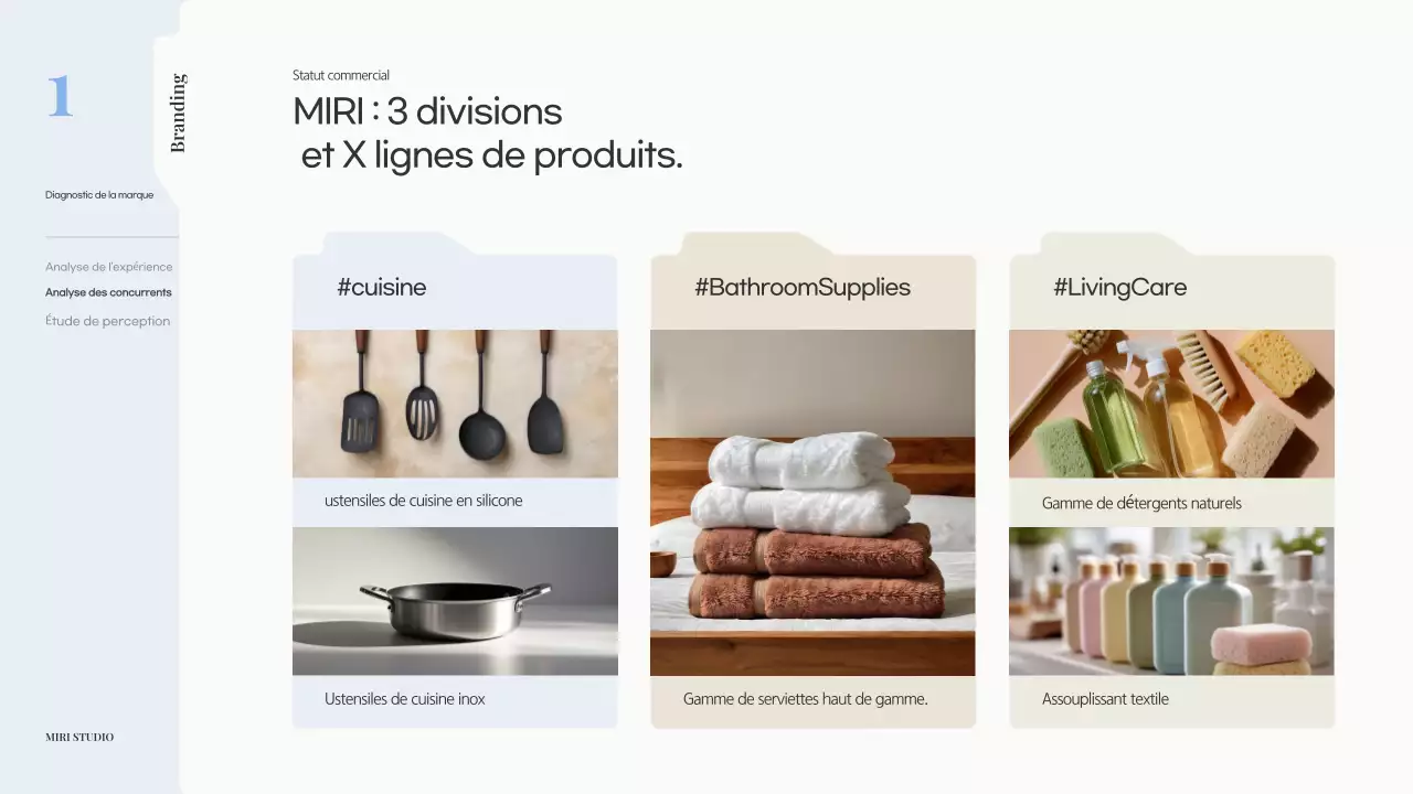 Proposition de marque moderne beige