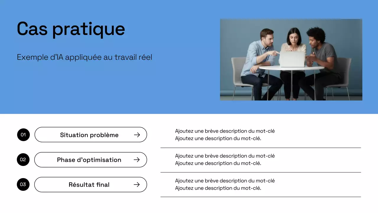 Présentation du plan d'affaires de Blue Modern AI