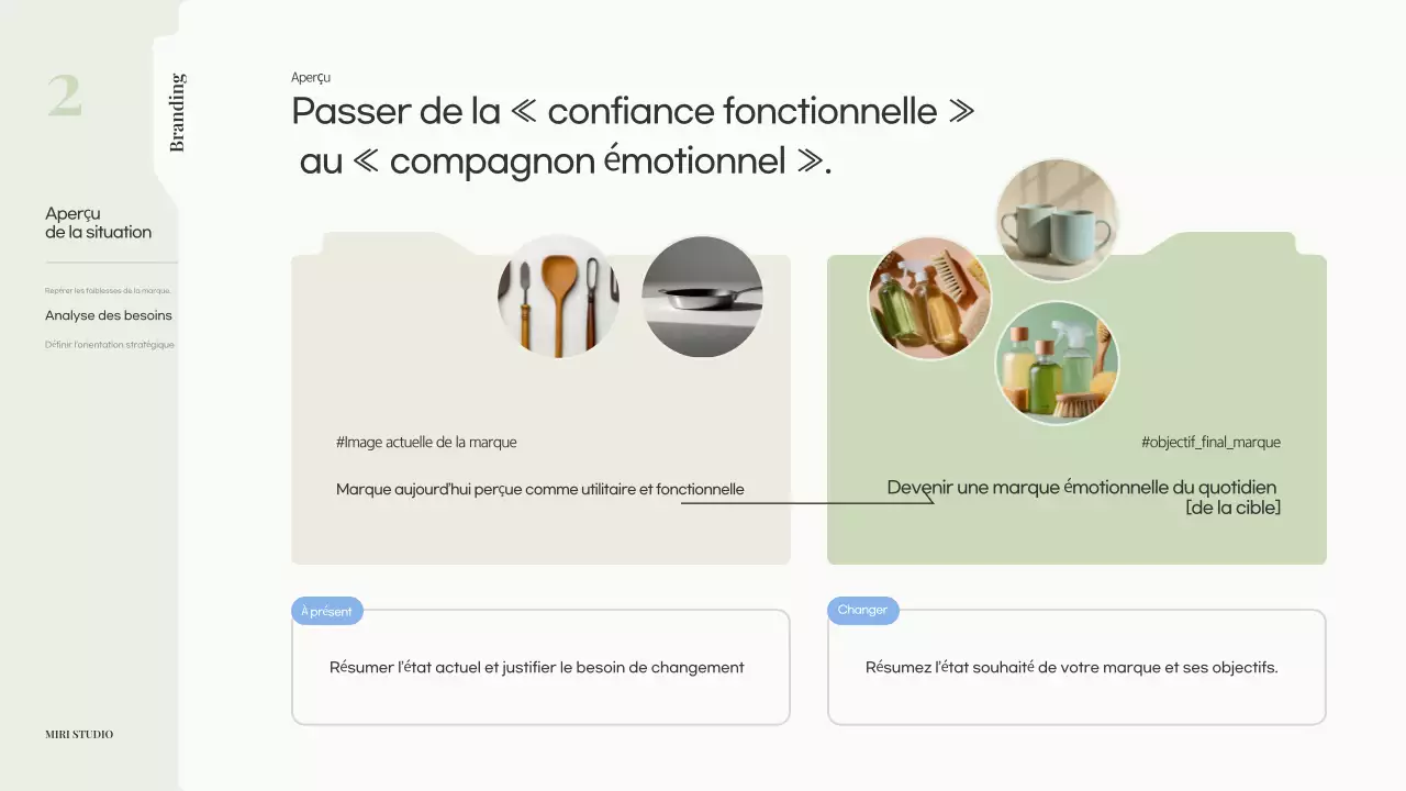 Proposition de marque moderne beige