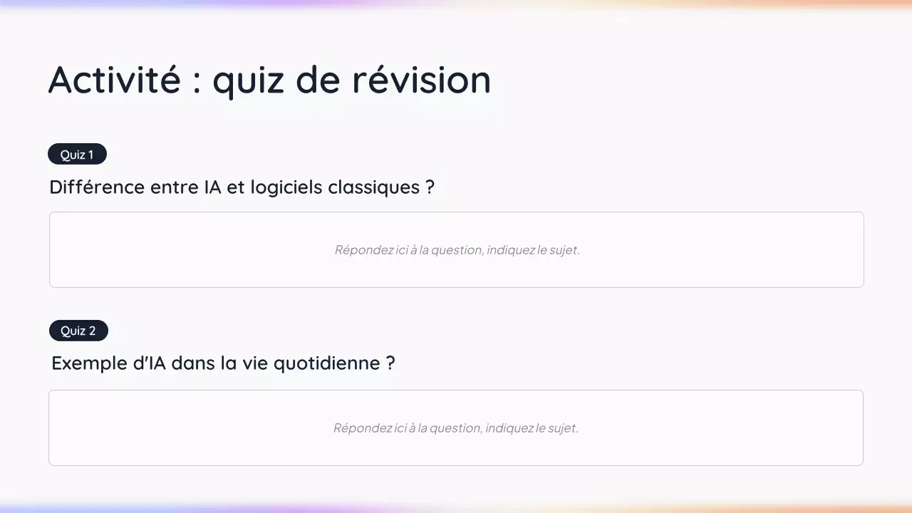 Présentation simple de l'IA blanche