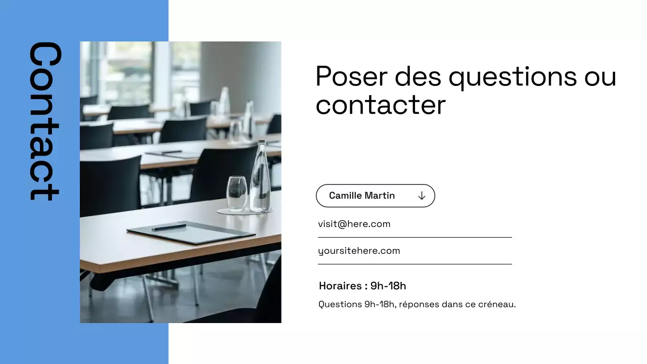 Présentation du plan d'affaires de Blue Modern AI