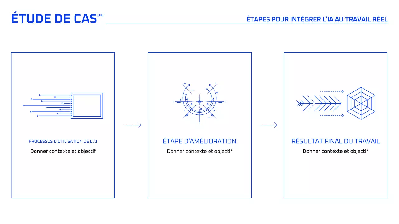 Cours d'IA géométrique bleue