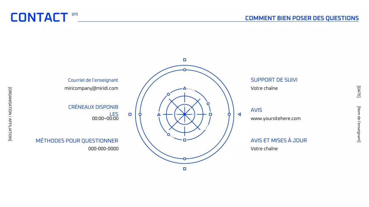 Cours d'IA géométrique bleue