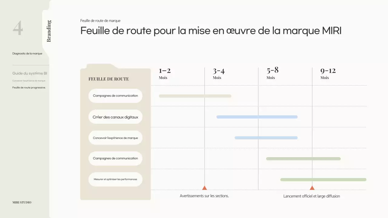 Proposition de marque moderne beige