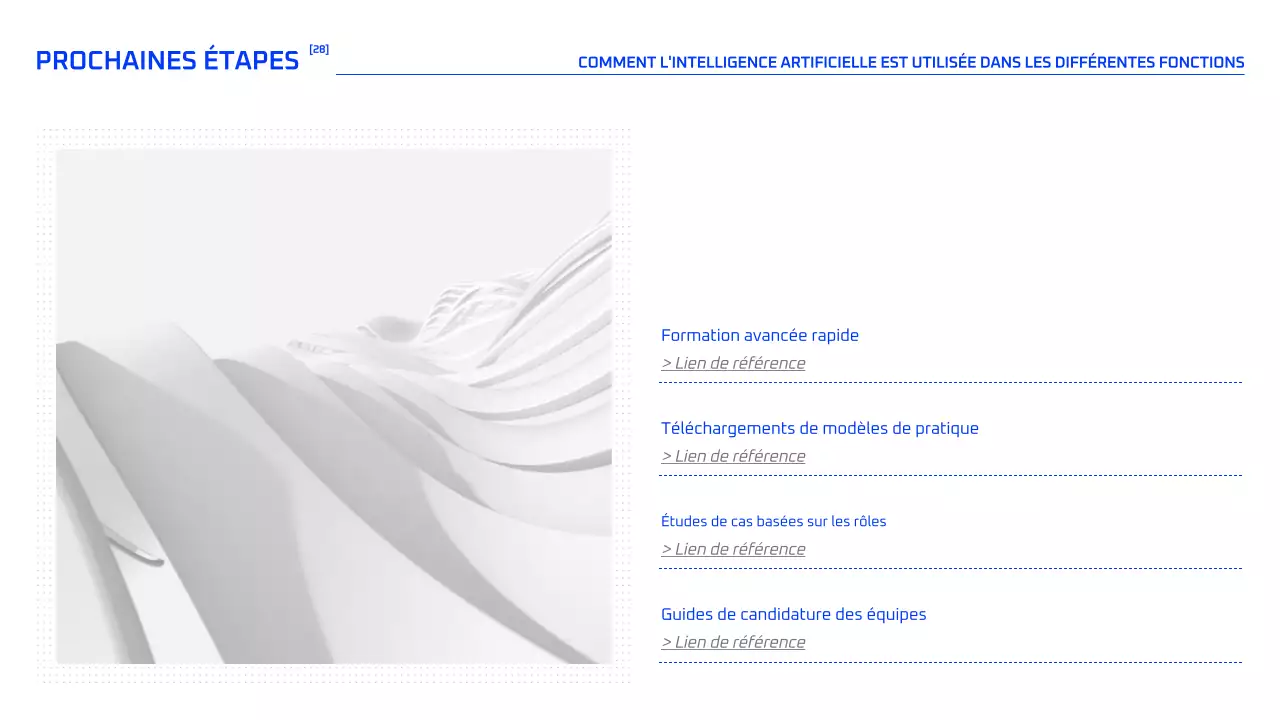 Cours d'IA géométrique bleue