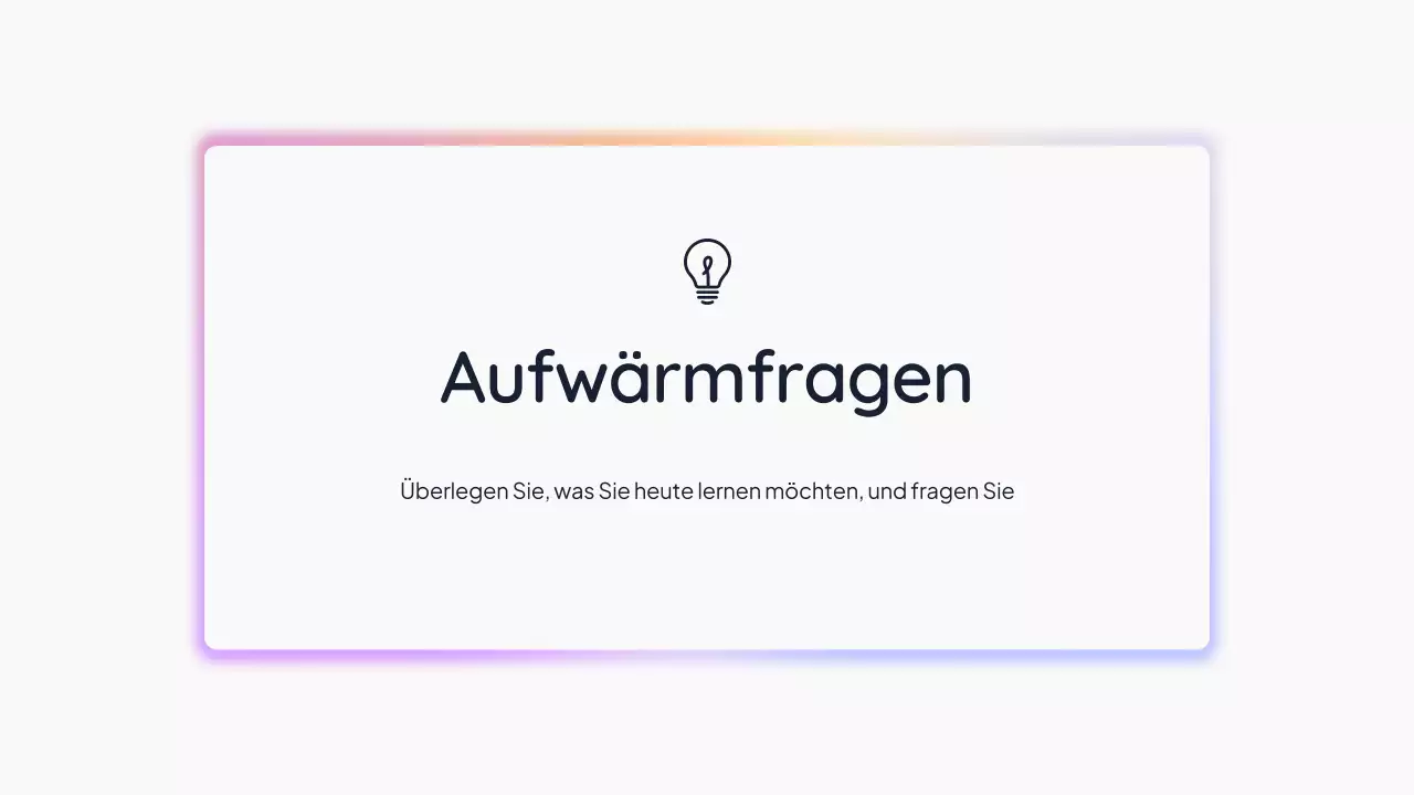 Einfache KI-Präsentation von White