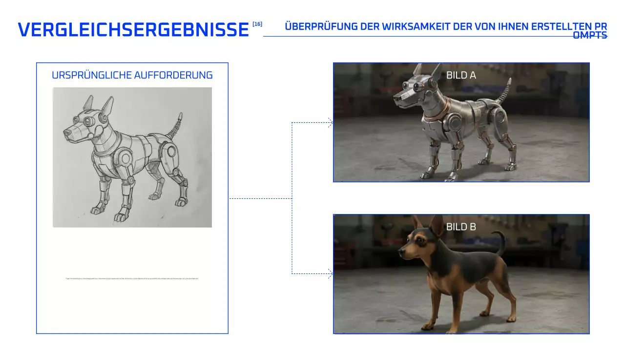 Blauer geometrischer KI-Kurs