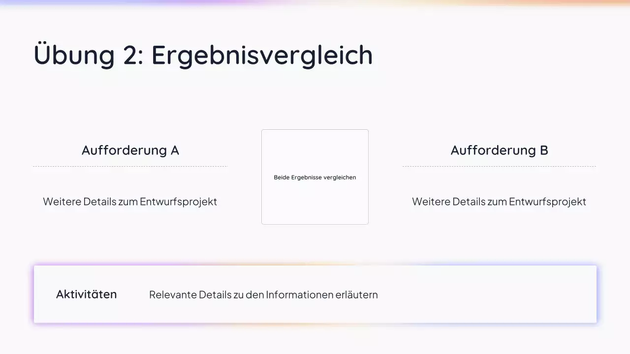Einfache KI-Präsentation von White