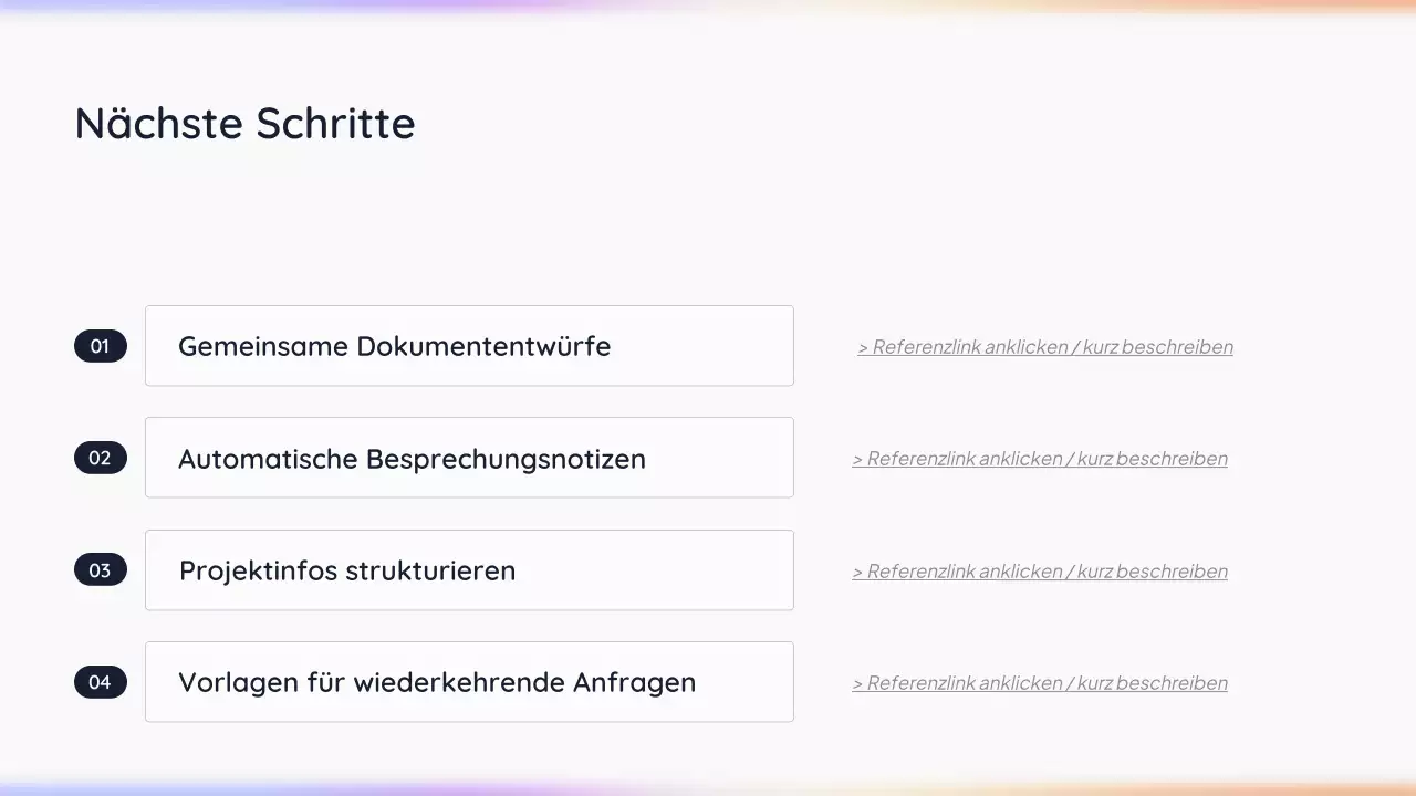 Einfache KI-Präsentation von White