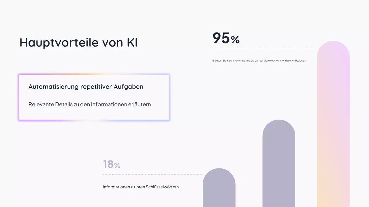 Einfache KI-Präsentation von White
