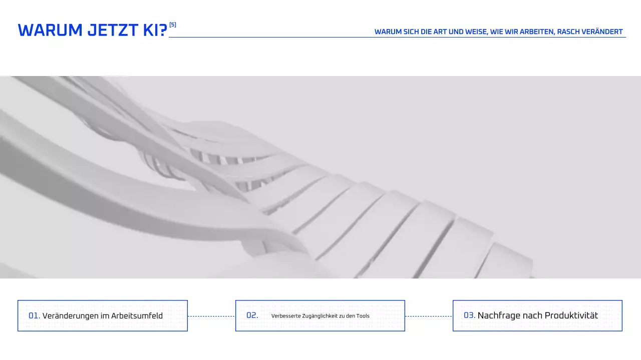 Blauer geometrischer KI-Kurs