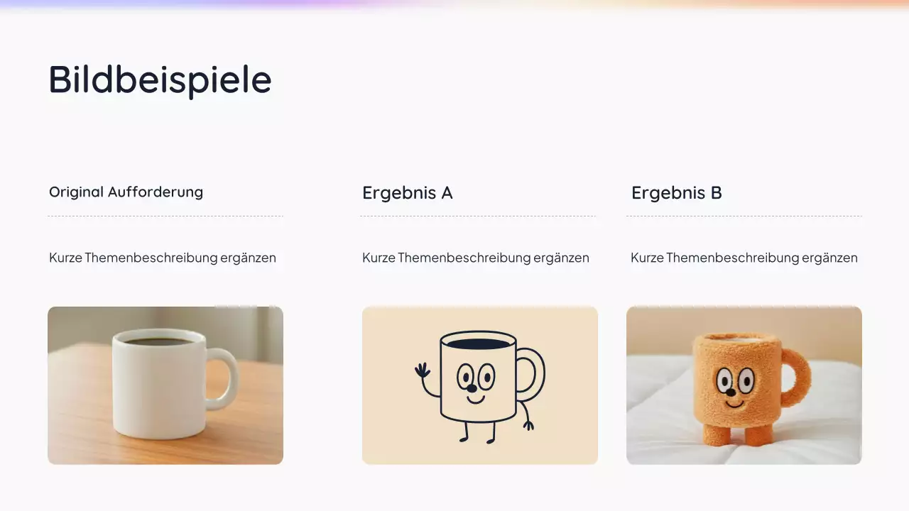 Einfache KI-Präsentation von White