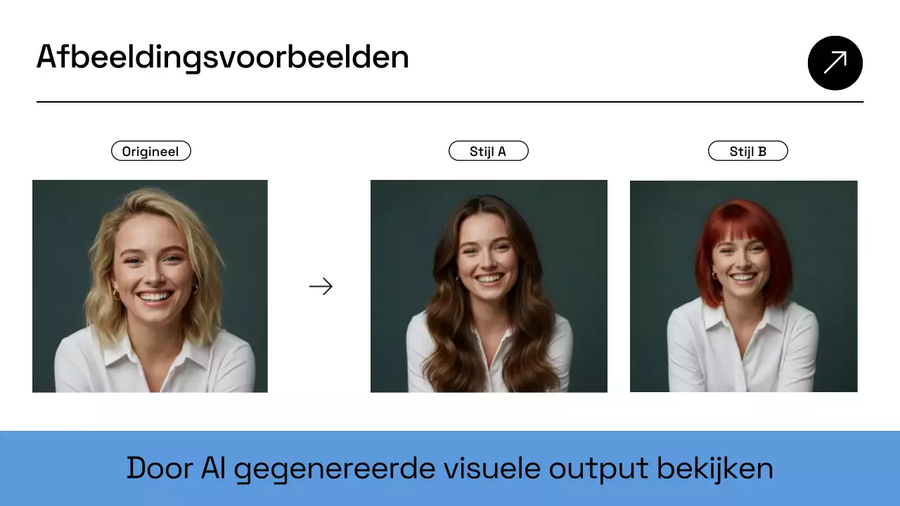Presentatie van het bedrijfsplan van Blue Modern AI