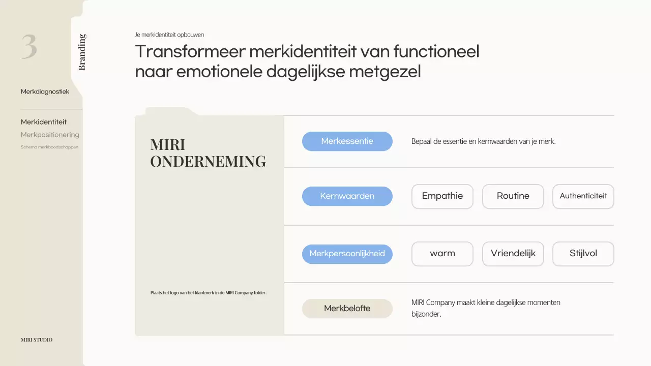 Beige Modern Brandingvoorstel