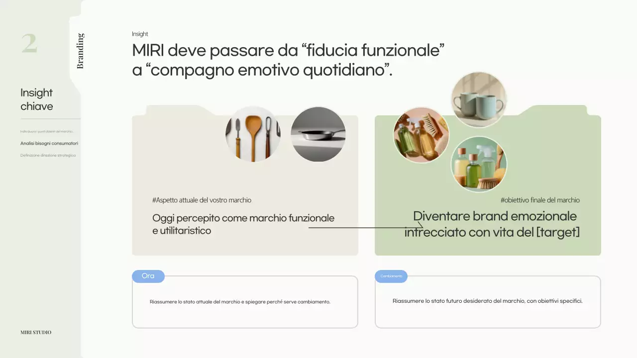 Proposta di branding moderno beige