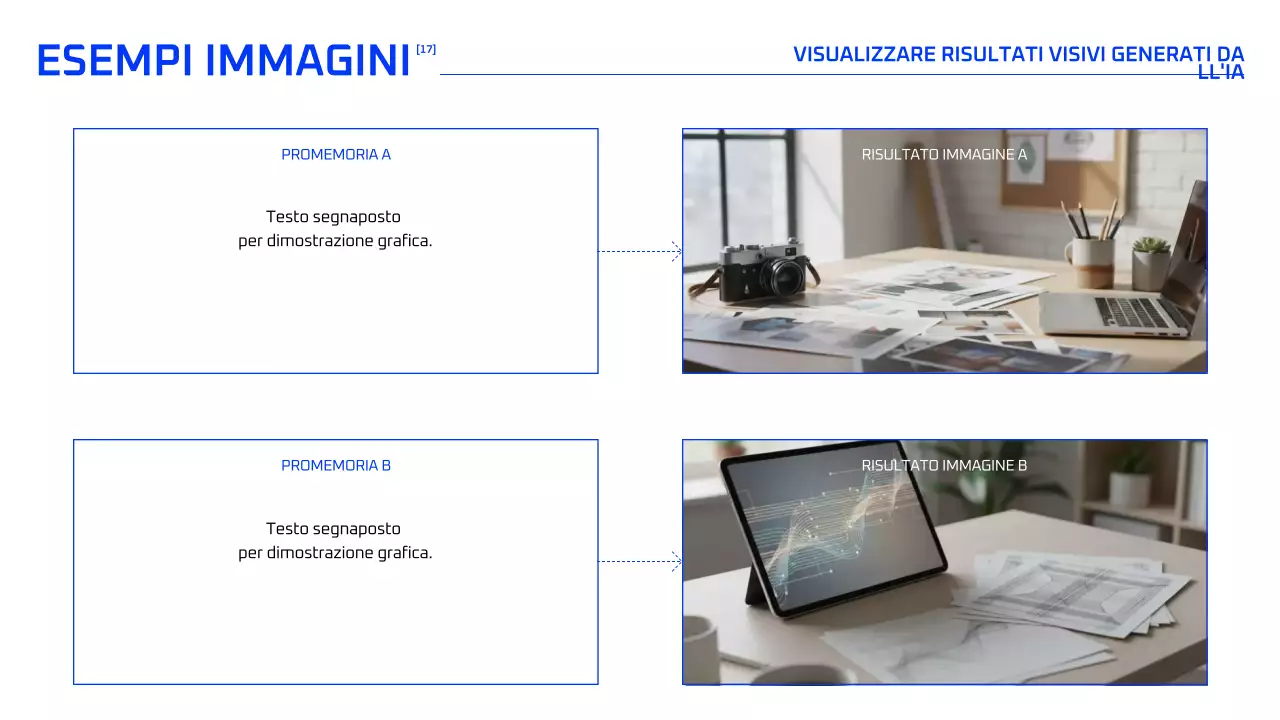 Corso di intelligenza artificiale geometrica blu