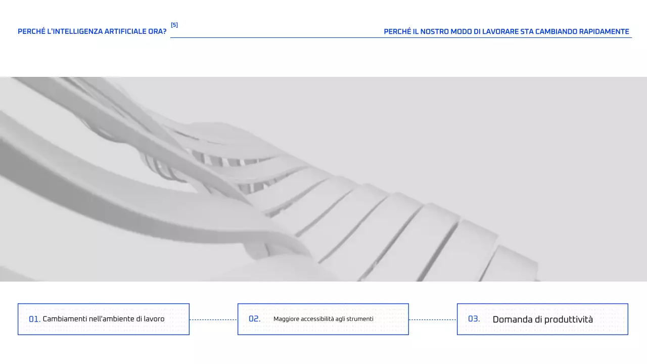 Corso di intelligenza artificiale geometrica blu