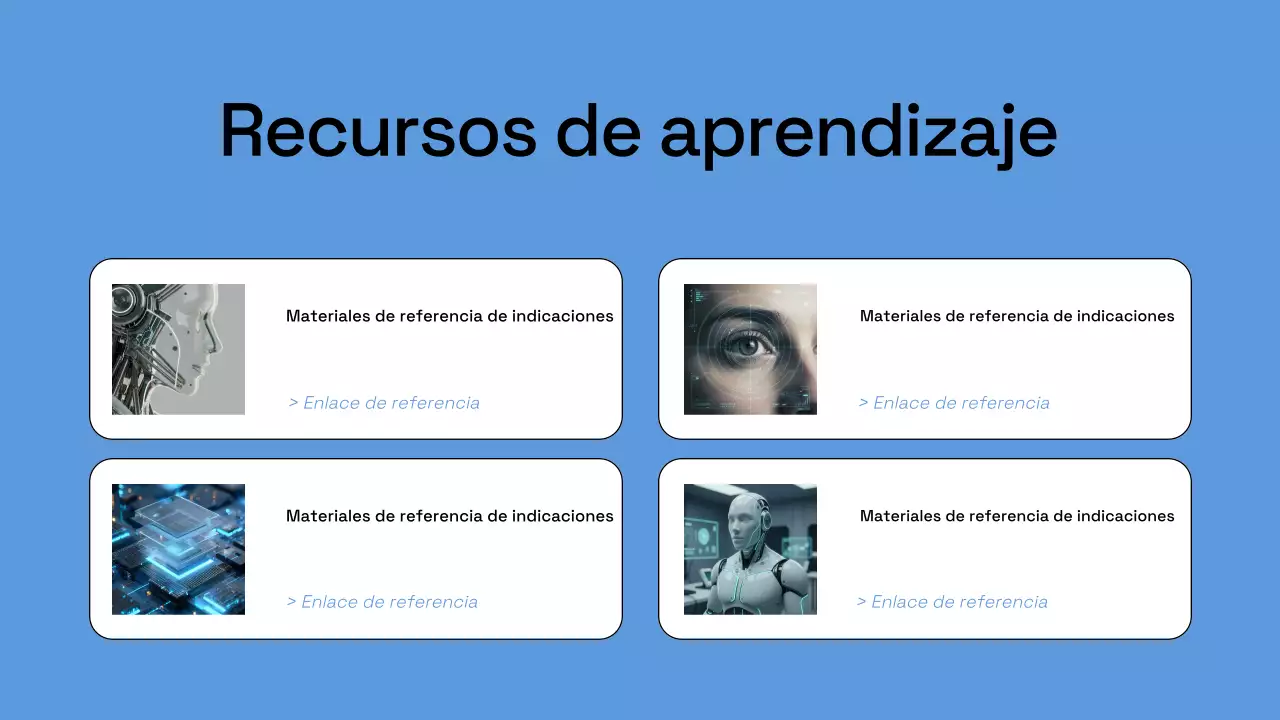 Presentación del plan de negocios de inteligencia artificial moderna de Blue