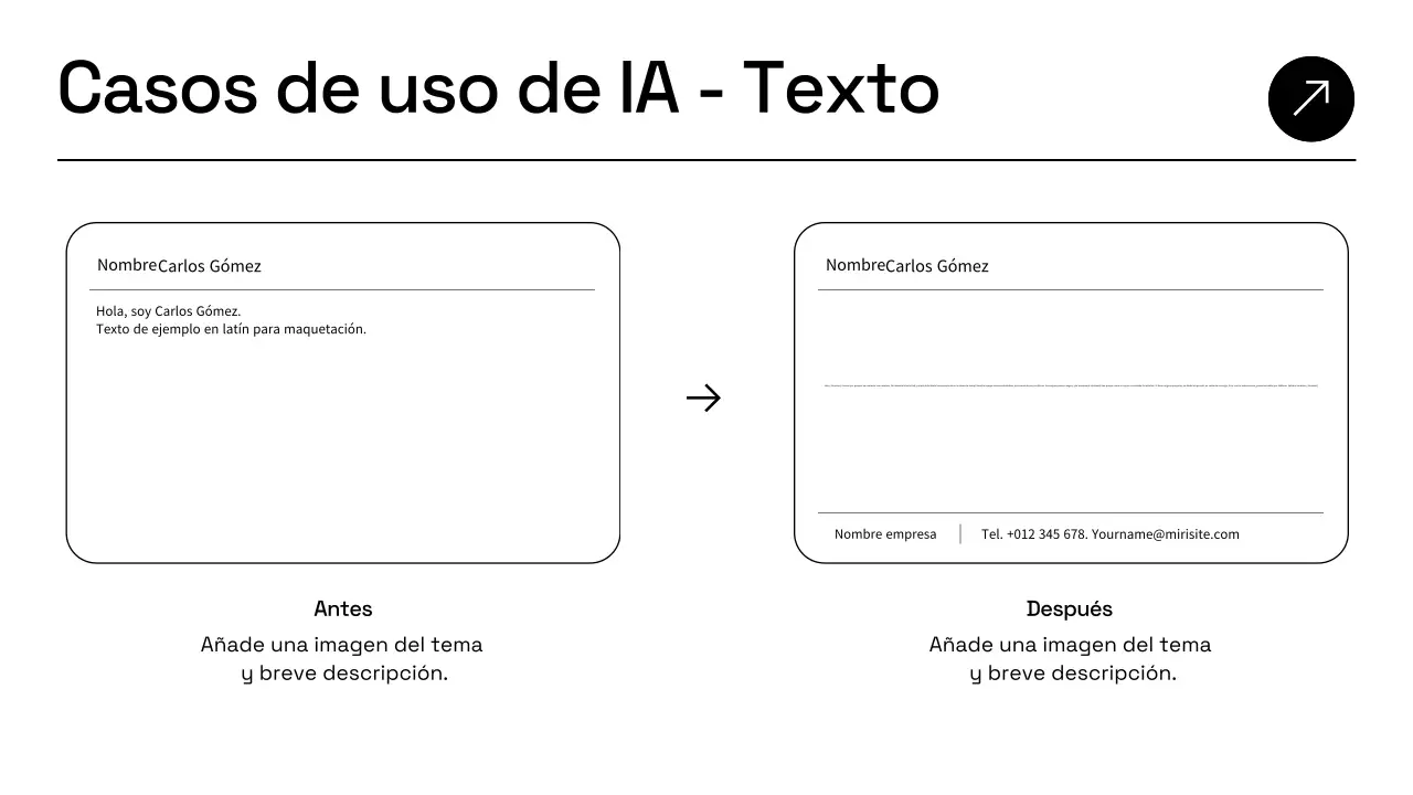 Presentación del plan de negocios de inteligencia artificial moderna de Blue