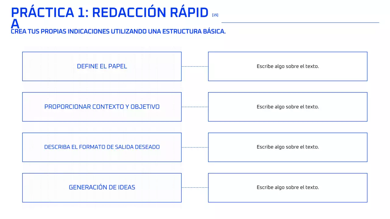 Curso de IA geométrica azul