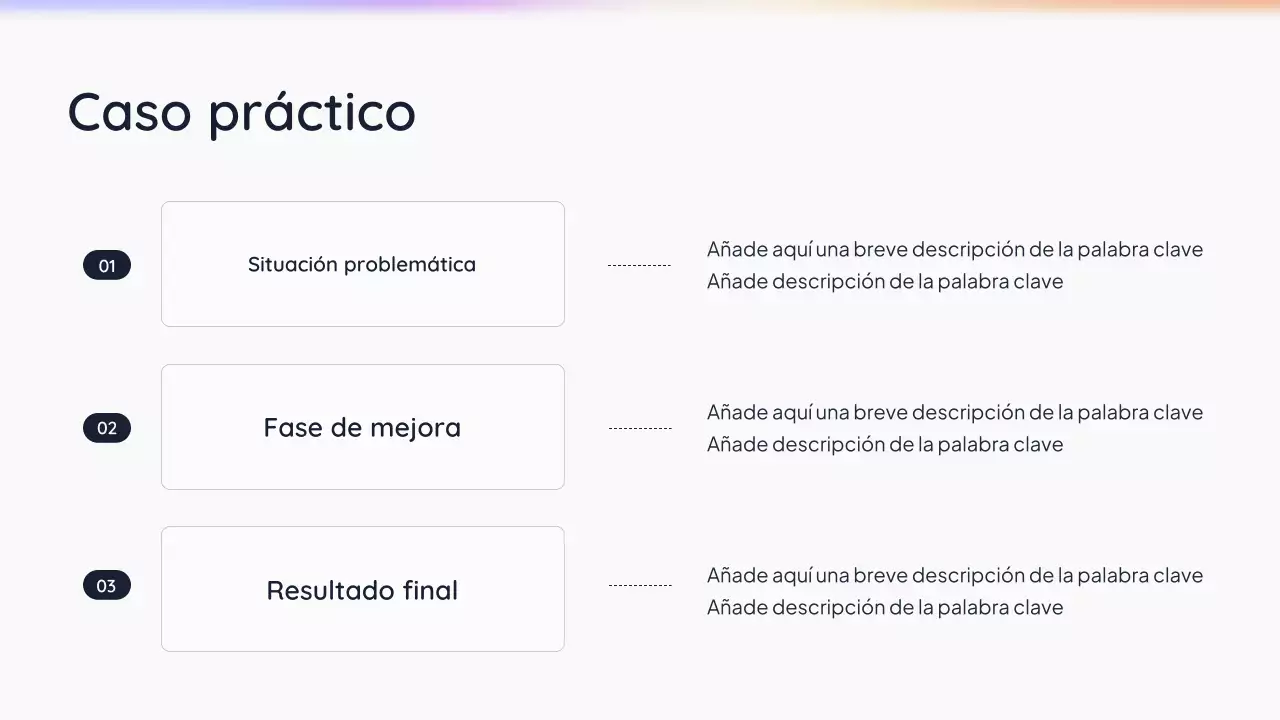 Presentación de IA simple en blanco