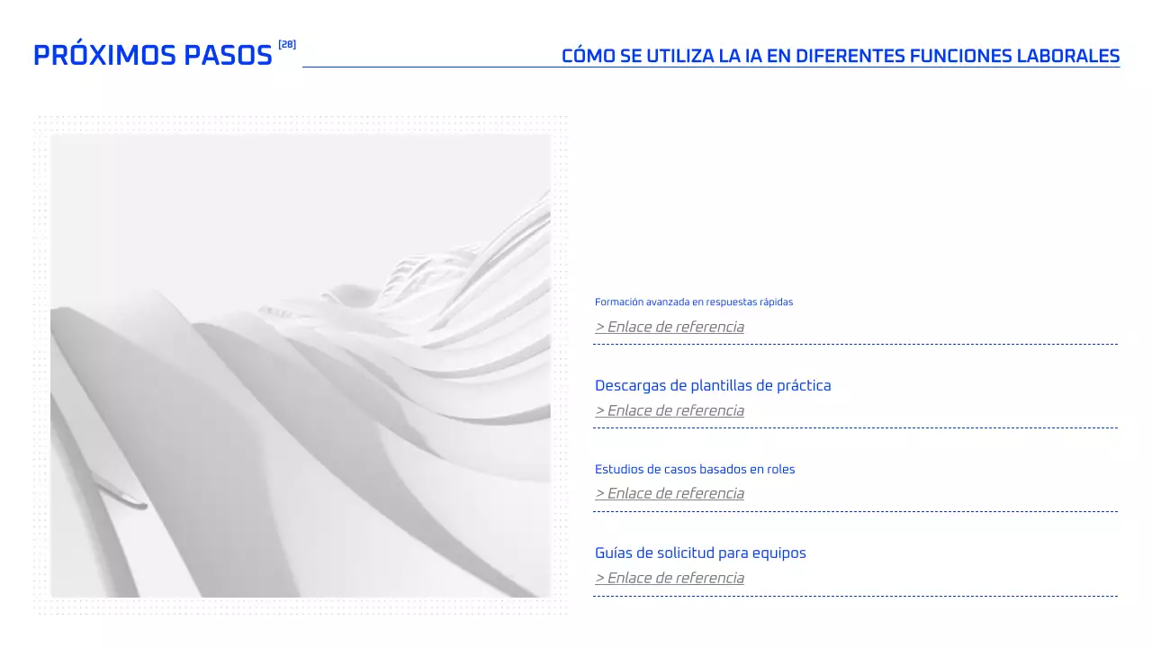 Curso de IA geométrica azul