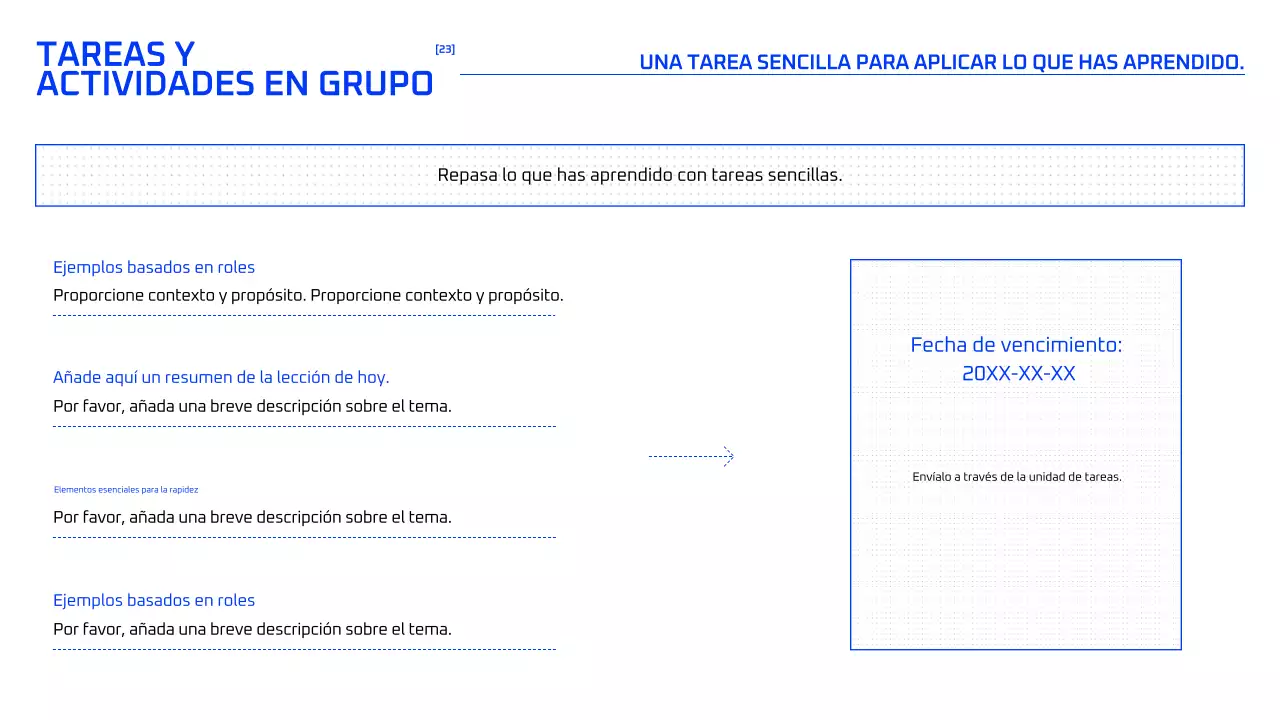Curso de IA geométrica azul