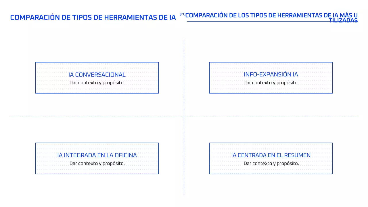 Curso de IA geométrica azul
