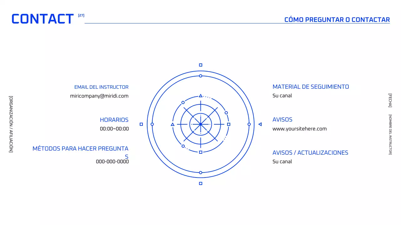 Curso de IA geométrica azul