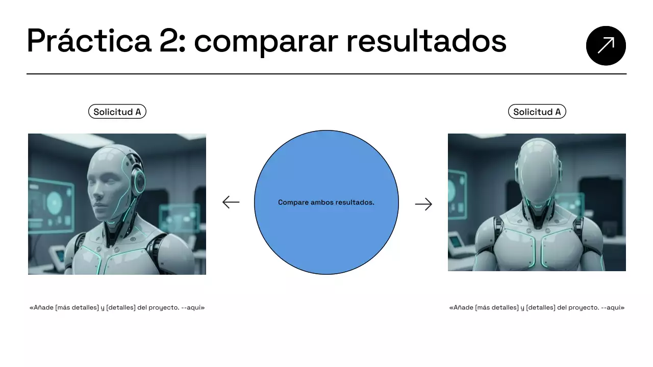 Presentación del plan de negocios de inteligencia artificial moderna de Blue