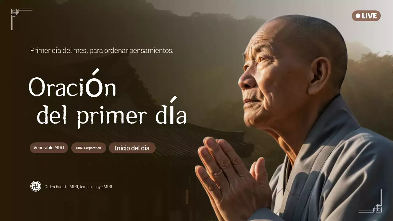 Ceremonia de meditación tradicional marrón