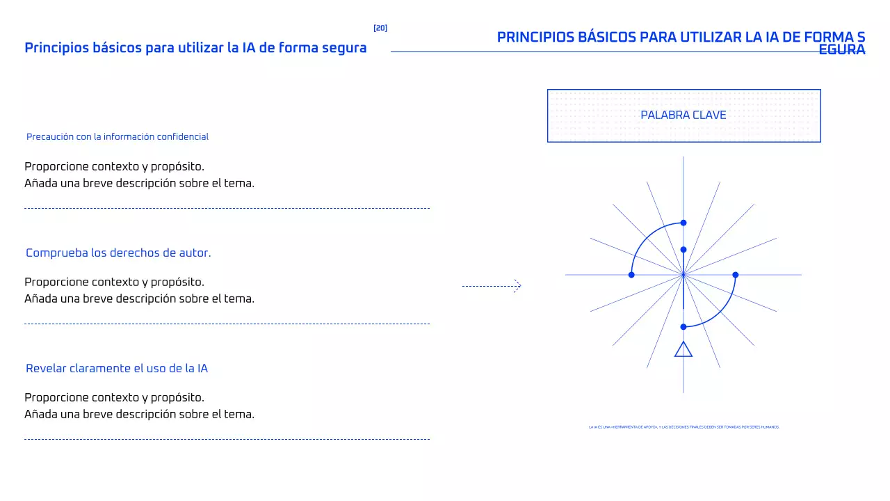 Curso de IA geométrica azul