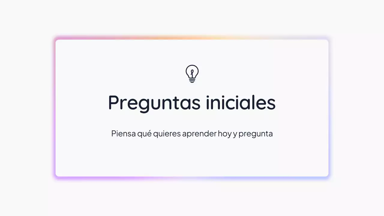 Presentación de IA simple en blanco