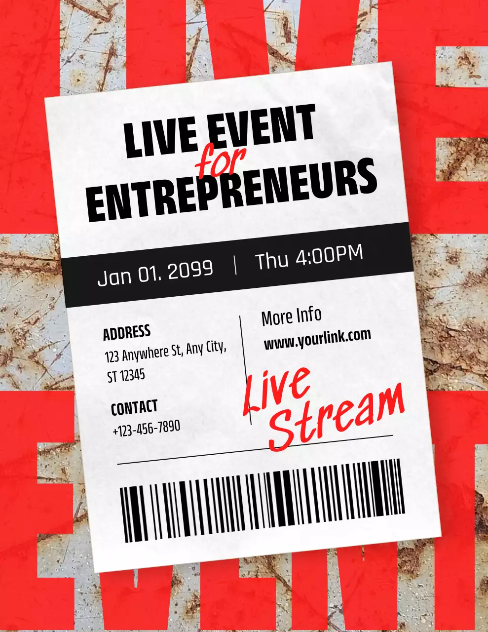 레드 어반 이벤트 공지