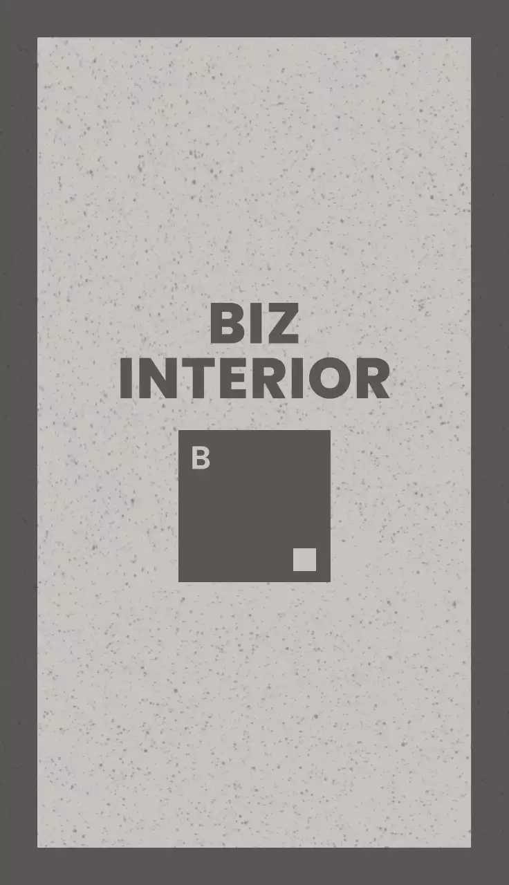 회색 심플 인테리어 로고