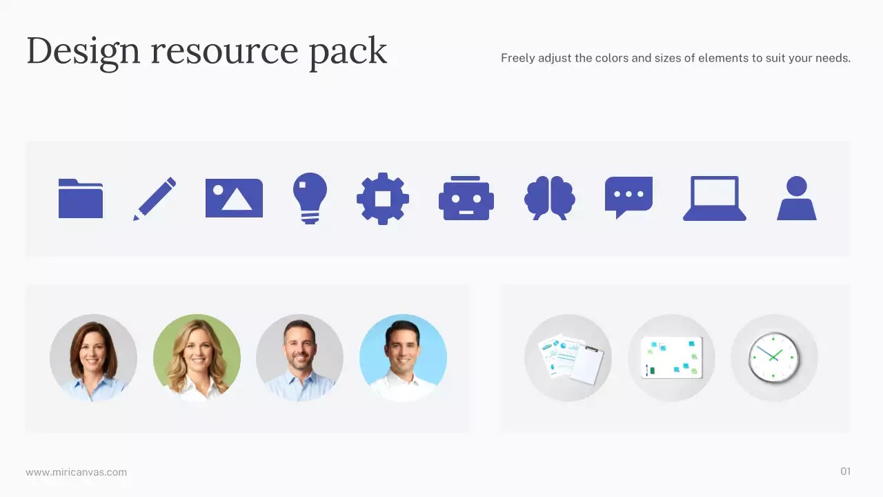 Presentasi Kursus AI Sederhana Hijau dan Biru