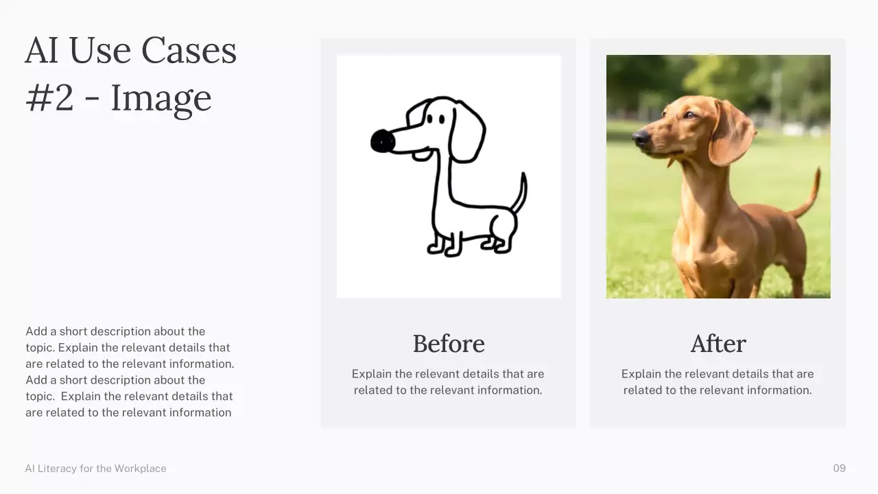 Presentasi Kursus AI Sederhana Hijau dan Biru