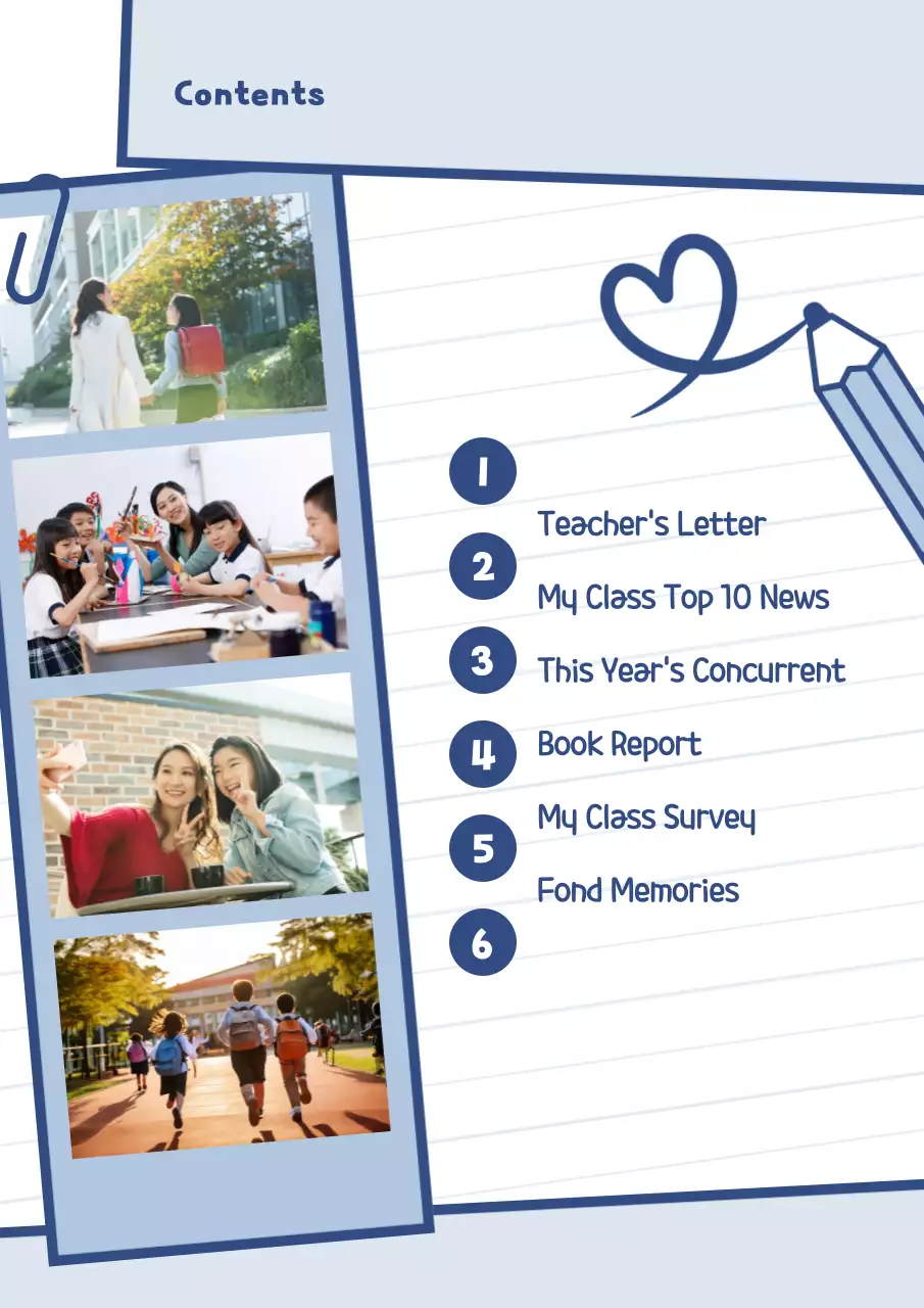 Tuyển tập tranh minh họa đơn giản màu xanh da trời của trường