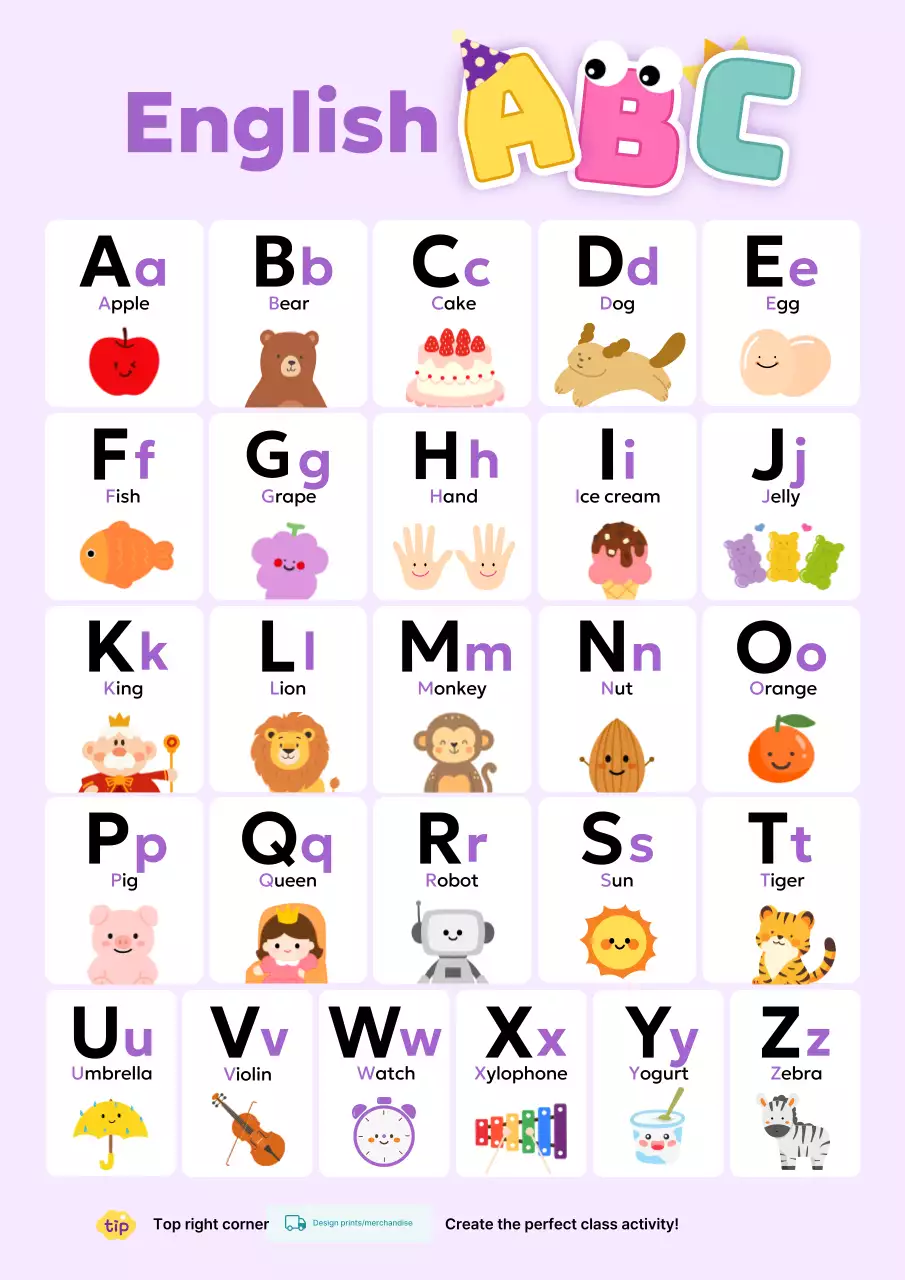 Yeonbora's cute English education materials