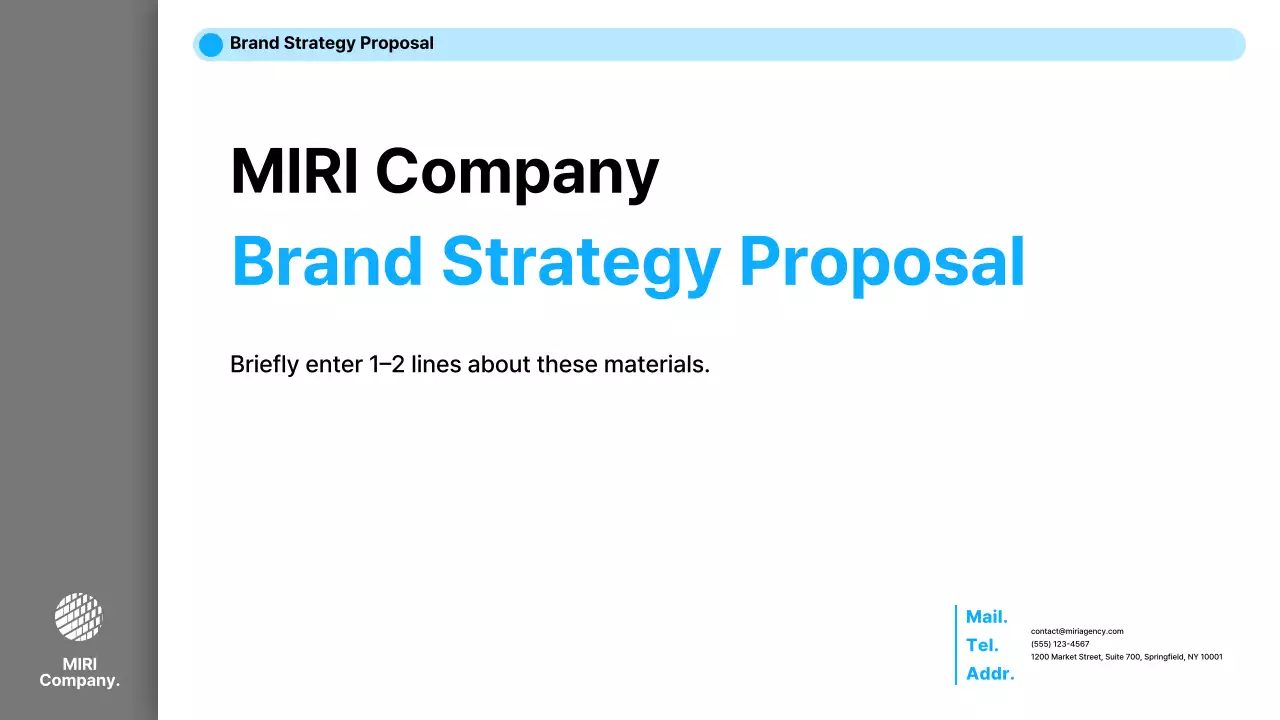 Proposta Comercial Moderna em Tons de Cinza