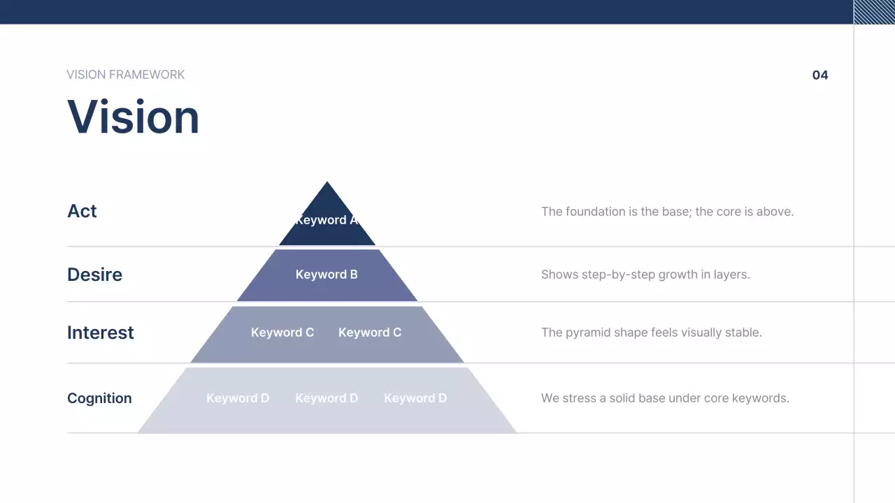 Navy blue neat company introduction text