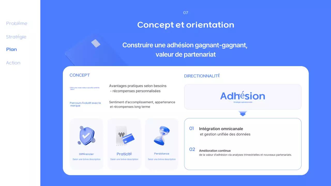 Offre d'adhésion Blue Modern