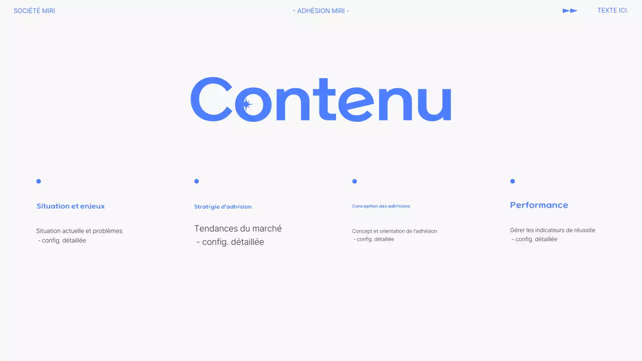 Offre d'adhésion Blue Modern